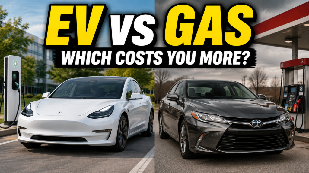 EV vs. gas car cost comparison